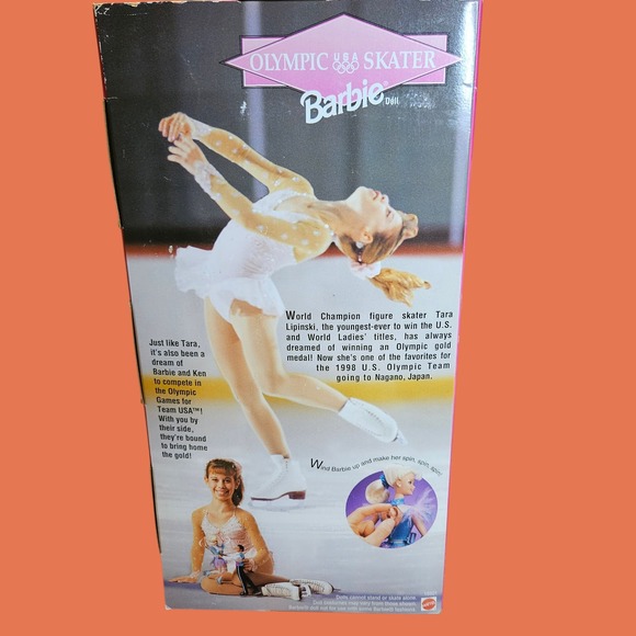 Vintage 1998 Olympic Skater Barbie Doll Nagano Winter Team USA Mattel 18501 - Picture 4 of 6